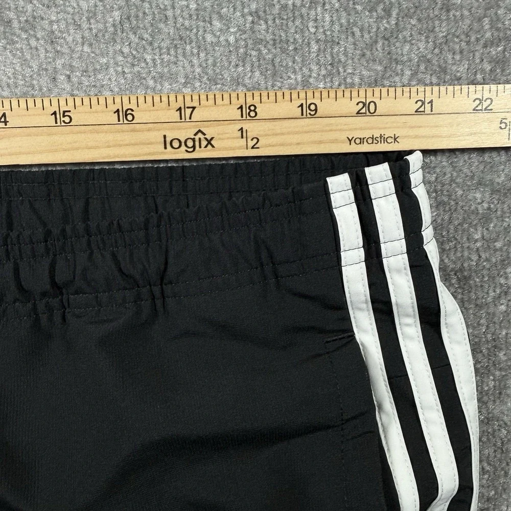 Lot of 2 - Adidas Pants Men's XL Black Blue Essential 3 Striped Joggers